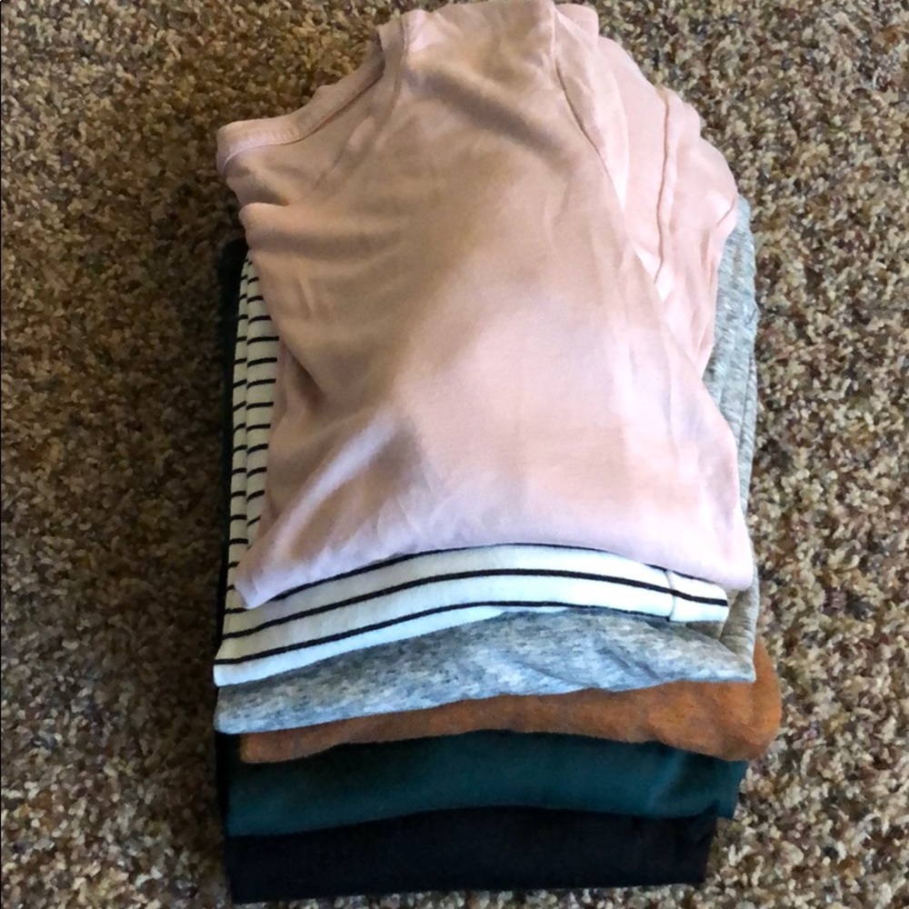 Long sleeve layering tops